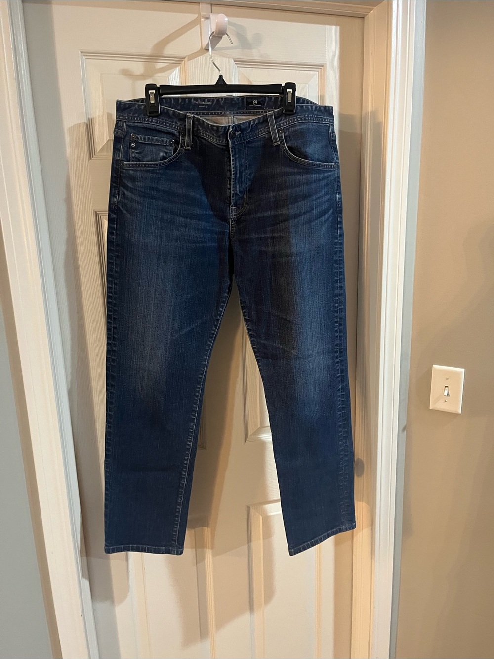 Ag Adriano Goldschmied Slim Dark Blue Jeans